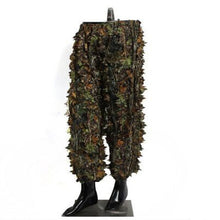 Load image into Gallery viewer, Hunting Clothes Suit 3D Leaves Lightweight Breathable Long Sleeve Hooded Tops Pants Outdoor Shooting Birding Apparel Photography
