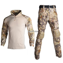 Load image into Gallery viewer, Tactical Combat Uniform Outdoor Sports Paintball Hunting Suit Shirt &amp; Pants Outdoor Airsoft War Games Training Apparel Suit
