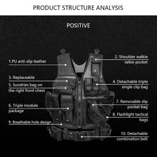 Load image into Gallery viewer, Hunting Apparel Outdoor Military Train CS Multi-pocket Tactical Molleb Airsoft Combat Armor Men Paintball Police Security Vest
