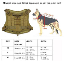Load image into Gallery viewer, Pet Dog Harness Hunting Vest 1000D Nylon Mesh Handle Adjustable Training Vest Apparel Outdoor Pet Clothes for Small Mediumn
