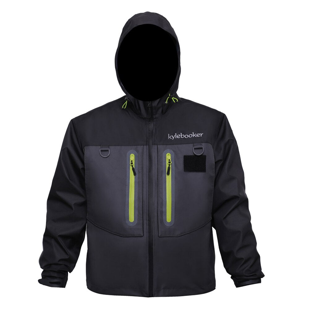 Men's Waterproof Breathable Hunting Wading Jacket Fly Fishing Clothes Wader Jacket  Clothing Apparel