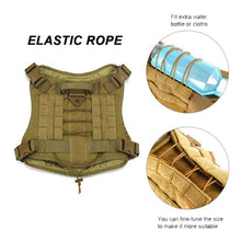 Load image into Gallery viewer, Pet Dog Harness Hunting Vest 1000D Nylon Mesh Handle Adjustable Training Vest Apparel Outdoor Pet Clothes for Small Mediumn
