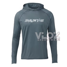 Load image into Gallery viewer, Shallow Tails Hood Fishing Shirt Professional Men Long Sleeve Fish Jersey Hoodie Breathable UV Protection UPF50+ T-shirt Apparel
