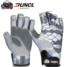 Load image into Gallery viewer, RUNCL Summer Fishing Gloves SPF Sun Men Hands Protection Gloves Breathable Outdoor Sportswear Gloves Carp Fishing Apparel Pesca
