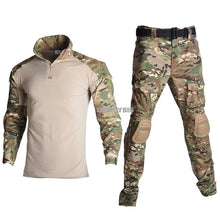 Load image into Gallery viewer, Tactical Combat Uniform Outdoor Sports Paintball Hunting Suit Shirt &amp; Pants Outdoor Airsoft War Games Training Apparel Suit
