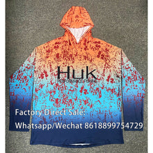 Load image into Gallery viewer, Shallow Tails Hood Fishing Shirt Professional Men Long Sleeve Fish Jersey Hoodie Breathable UV Protection UPF50+ T-shirt Apparel
