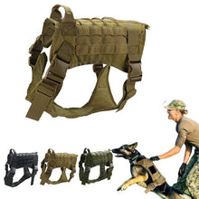 Load image into Gallery viewer, Pet Dog Harness Hunting Vest 1000D Nylon Mesh Handle Adjustable Training Vest Apparel Outdoor Pet Clothes for Small Mediumn
