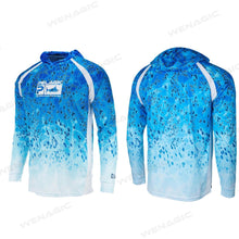 Load image into Gallery viewer, pelagic Grea Fishing T-shirt hooded Fishing Shirt For Men Long Sleeve Uv Protection 50 Fishing Apparel Outdoor Fishing clothing
