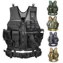 Load image into Gallery viewer, Hunting Apparel Outdoor Military Train CS Multi-pocket Tactical Molleb Airsoft Combat Armor Men Paintball Police Security Vest

